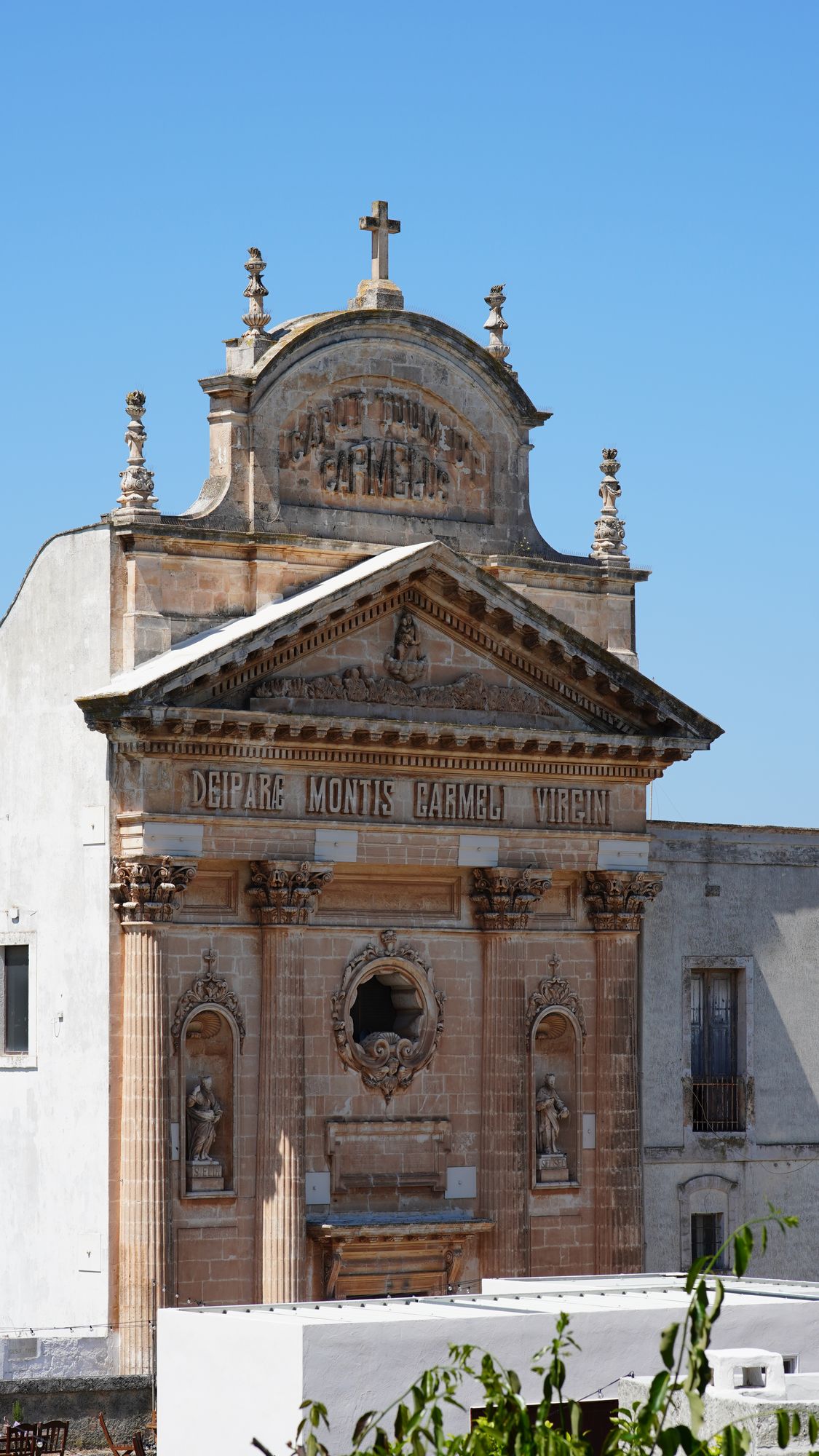 Church facade in Ostuni